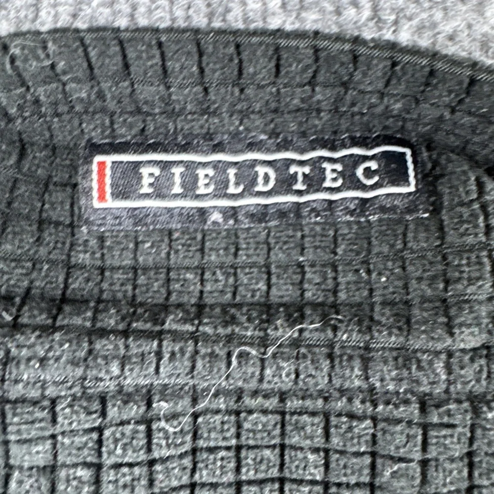 Southern Marsh Pullover Mens Medium FieldTec Quarter Zip Waffle Fleece Black